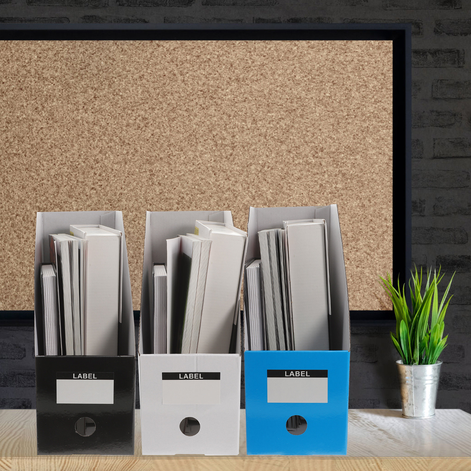 3Pcs Desktop File Organizer Ra - Magazine Holder Rack บทวิจารณ์และราคา