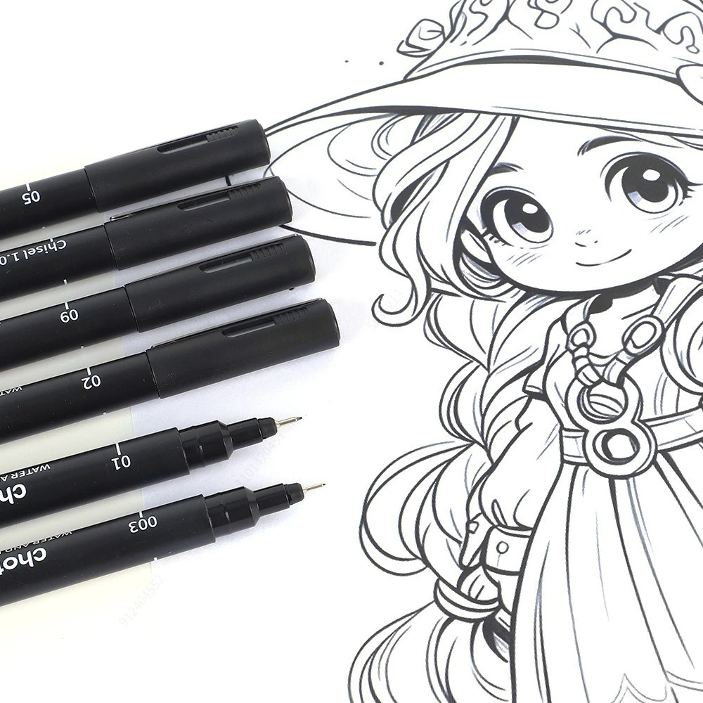Black Micro Pens,15 Sizes,Wate - Correction Pen Fine บทวิจารณ์และราคา
