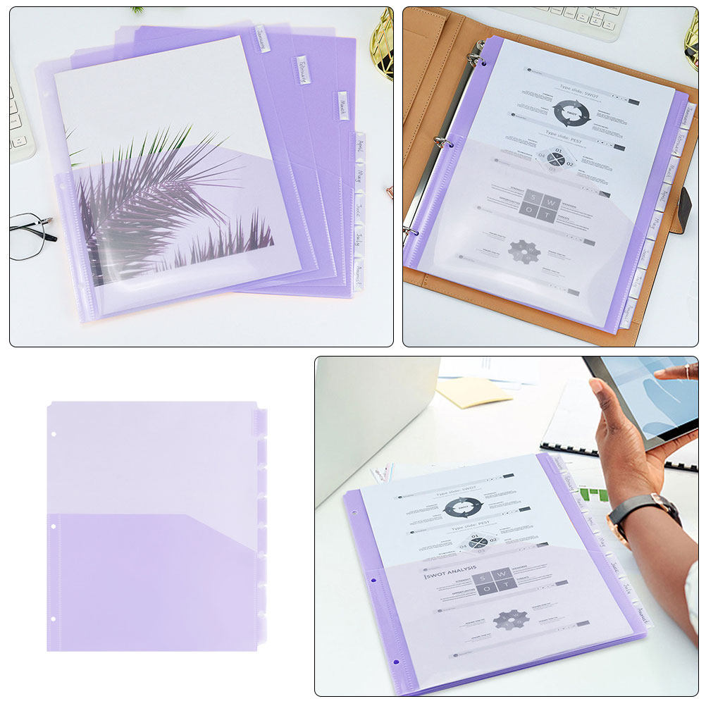 2Sets Binder Dividers A4 3-Hol - Tab Divider A4 บทวิจารณ์และราคา