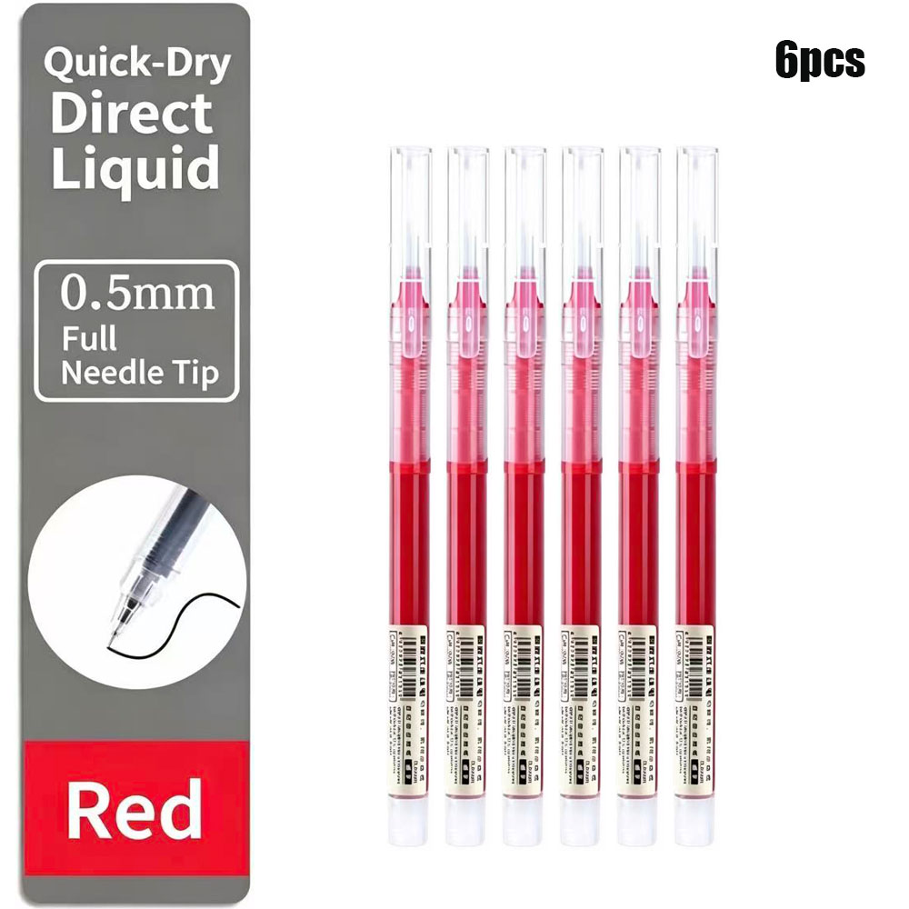 6 Pack Click Gel Pens 0.5mm Bl - Gel Refill Pack บทวิจารณ์และราคา