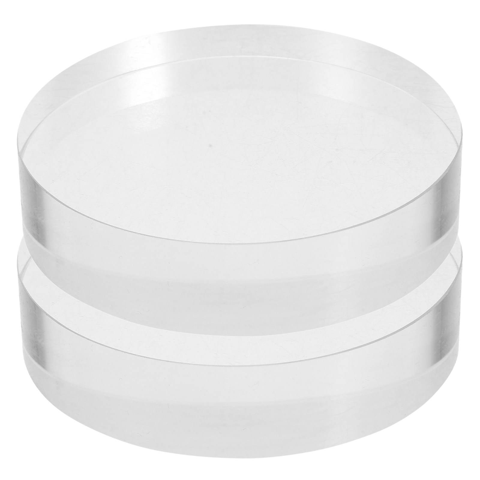 2Pcs Crystal Round Paperweight - Book Weight Glass บทวิจารณ์และราคา
