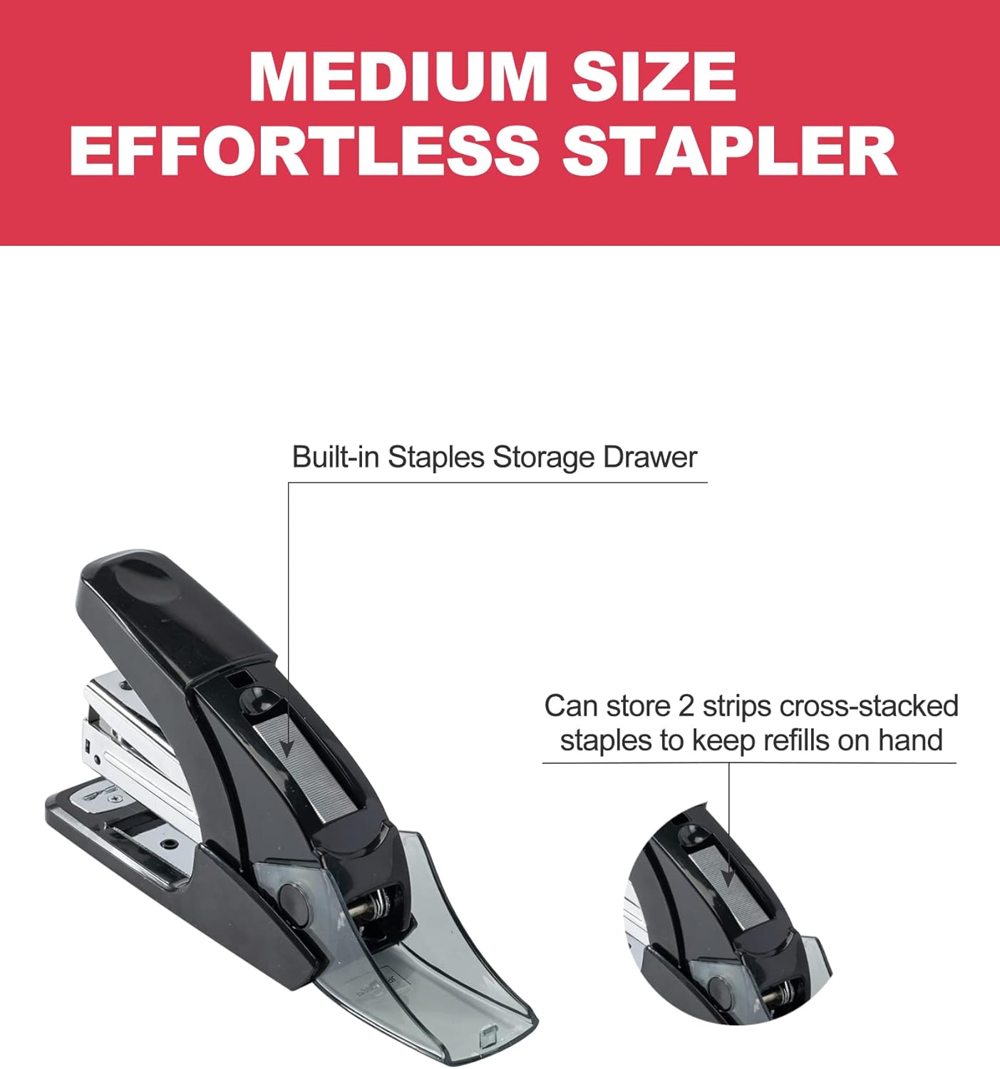 Effortless Standard Stapler Se - Stapler Half Strip บทวิจารณ์และราคา