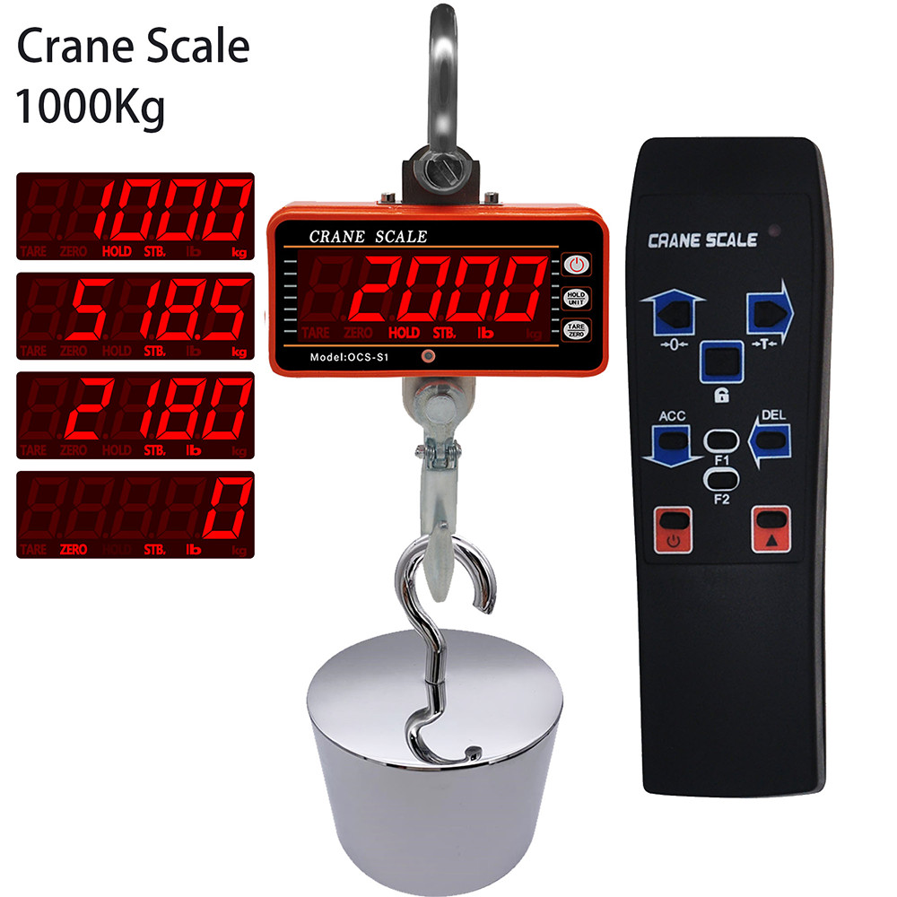 Digital Crane Scale 500kg 1000 - Tape Dispenser Weighted บทวิจารณ์และราคา