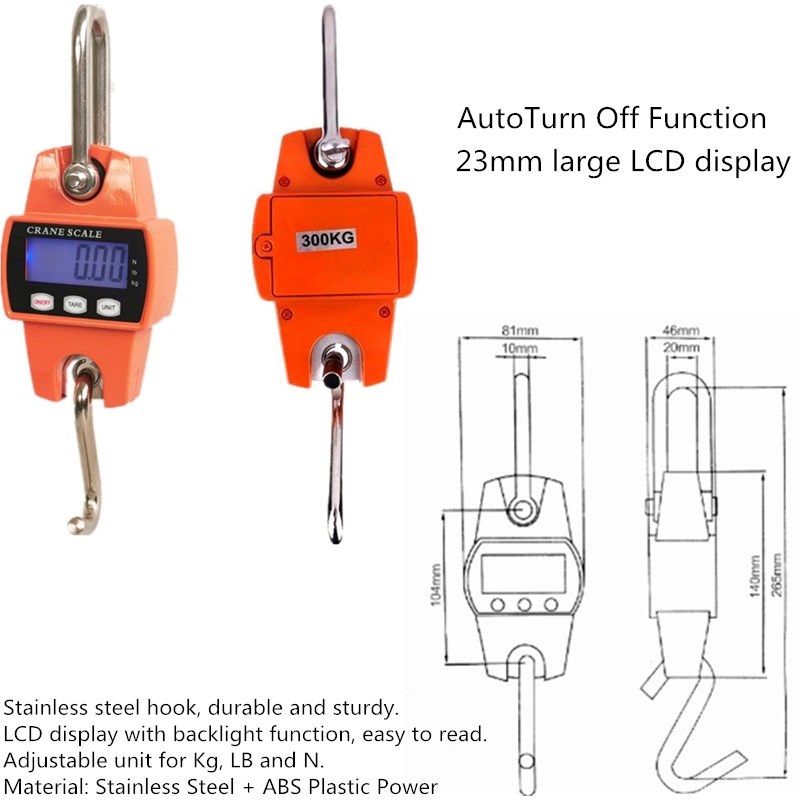 Digital Crane Scale 500kg 1000 - Tape Dispenser Weighted บทวิจารณ์และราคา