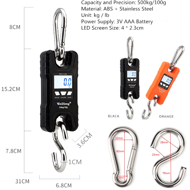Digital Crane Scale 500kg 1000 - Tape Dispenser Weighted บทวิจารณ์และราคา