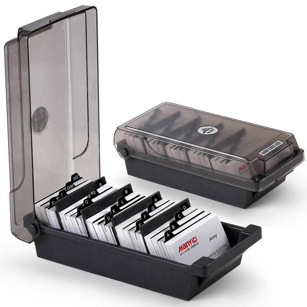 Large Plastic Index Card Stora - Card Index Box บทวิจารณ์และราคา