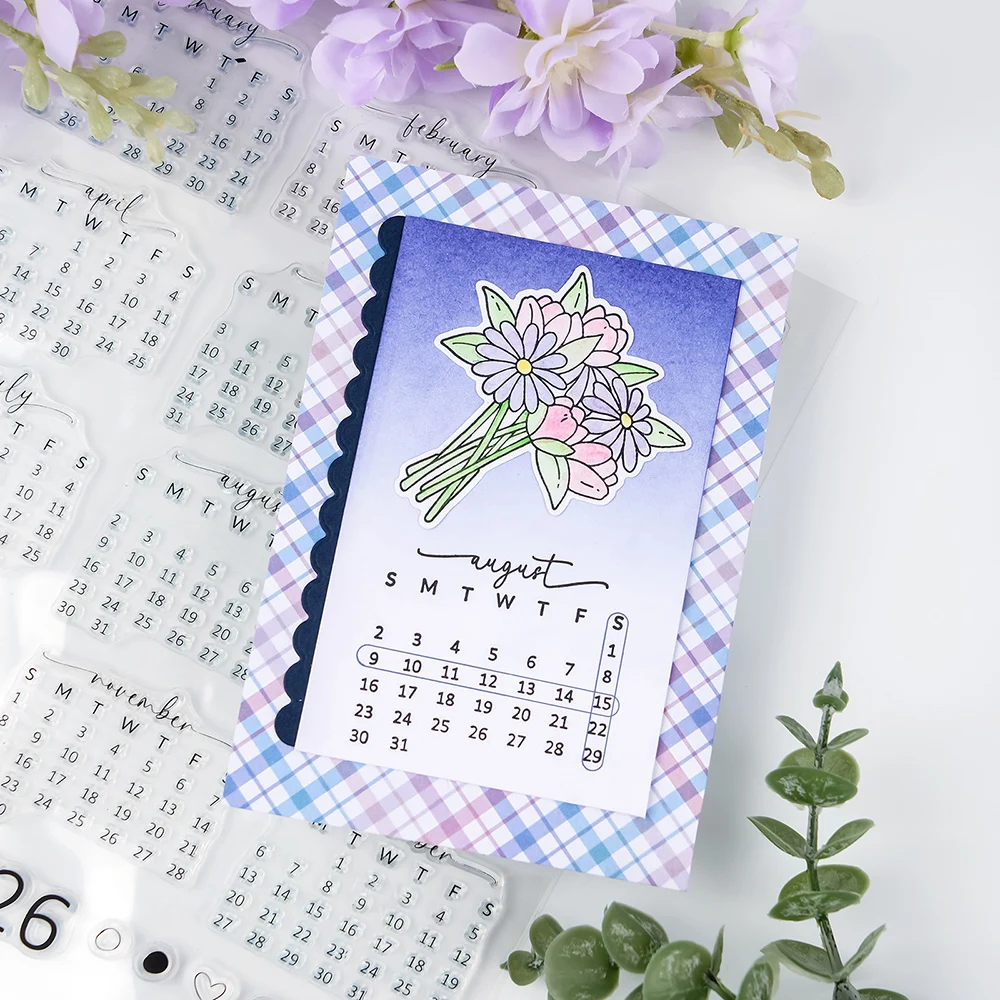 Calendar Date 2026 Clear Stamp - Rubber Date Stamp บทวิจารณ์และราคา