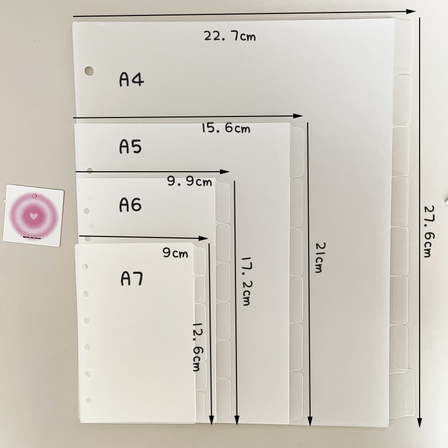 A4/A5/A6/A7 Ring Seperator Pag - Binder A4 Lever บทวิจารณ์และราคา