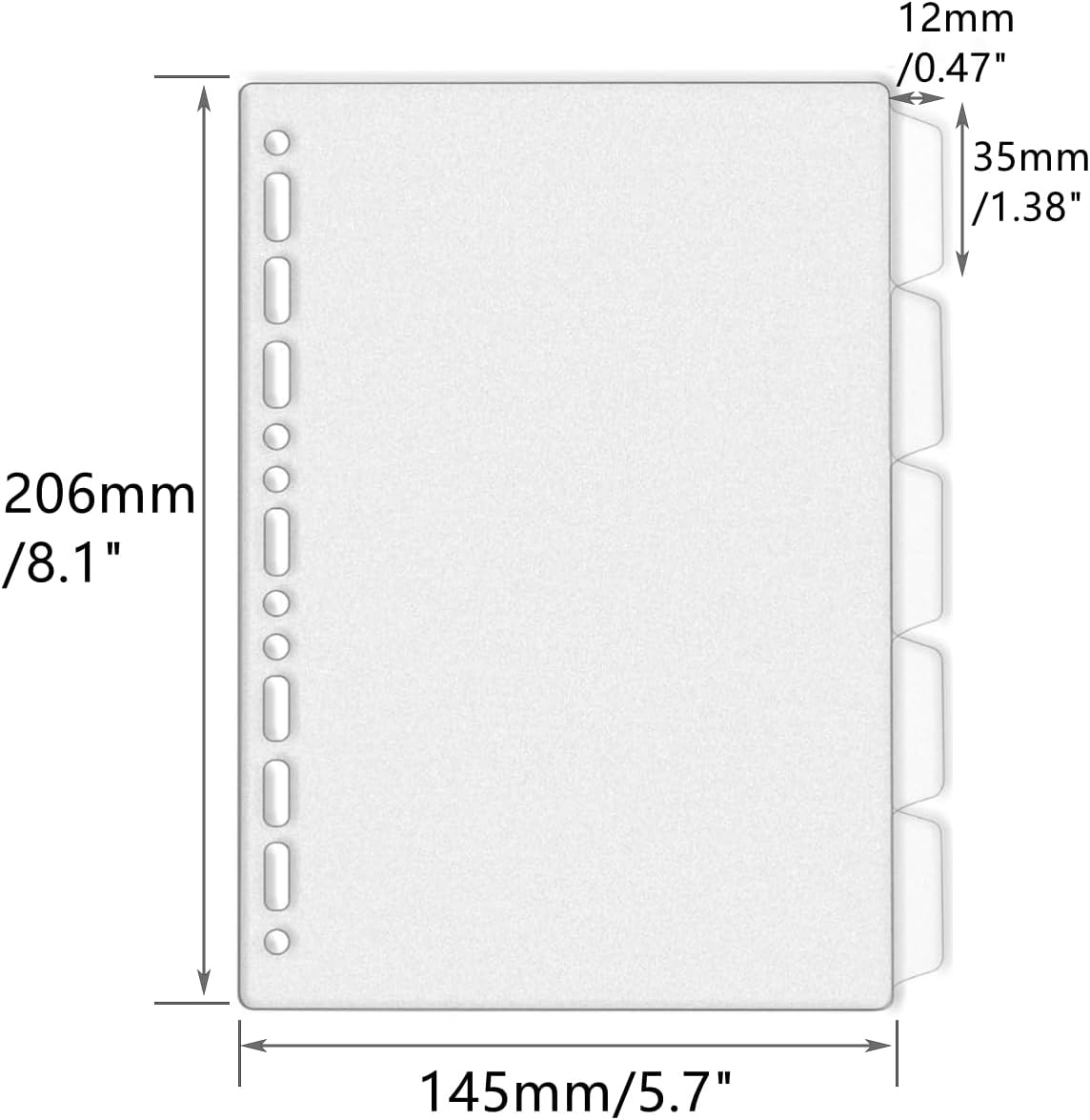 A4 A5 B5 Binder Dividers Gener - Tab Divider A4 บทวิจารณ์และราคา