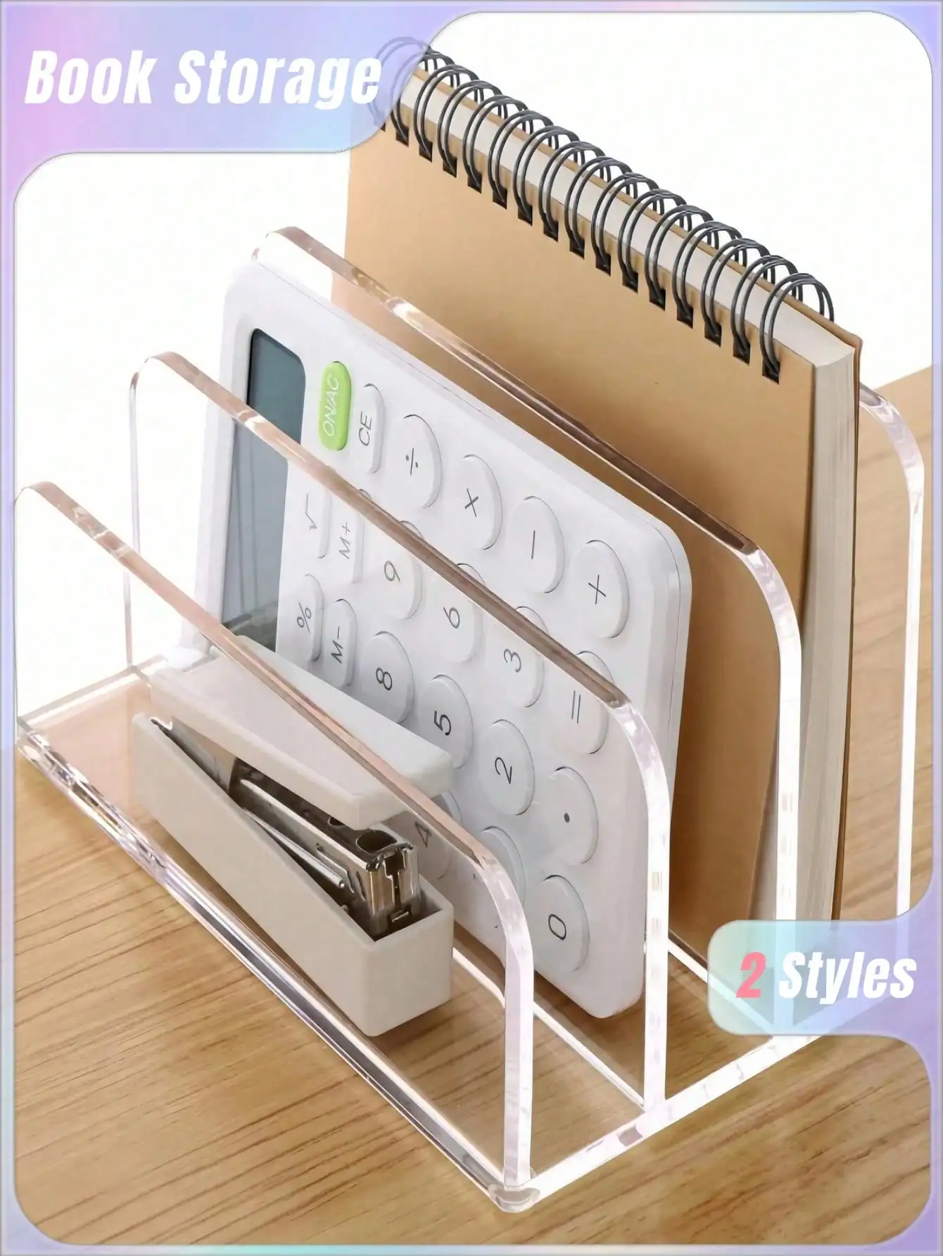 1Pc Acrylic File Folder, Desk  - Magazine Holder Rack บทวิจารณ์และราคา