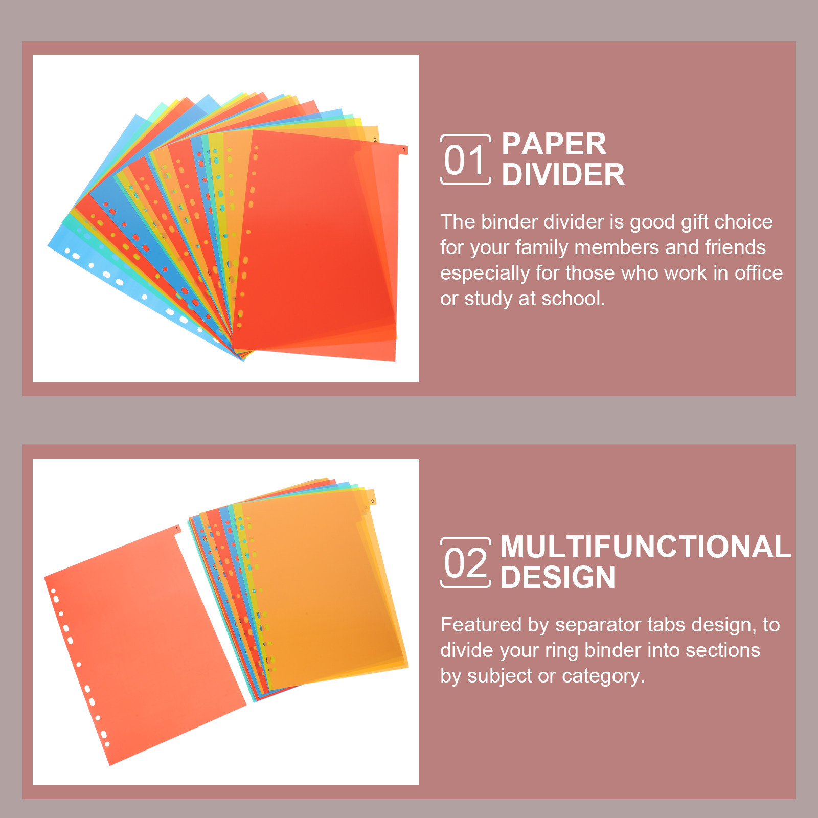 20 Sheets A4 Heavy Duty Binder - Tab Divider A4 บทวิจารณ์และราคา