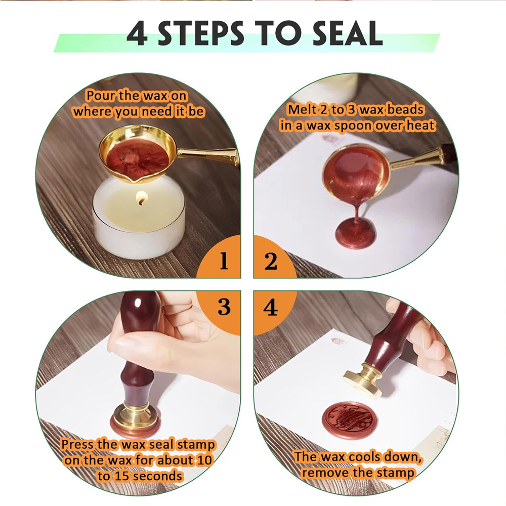 20pcs/set Wax Seal Stamp Set w - Wax Seal Stamp Set บทวิจารณ์และราคา