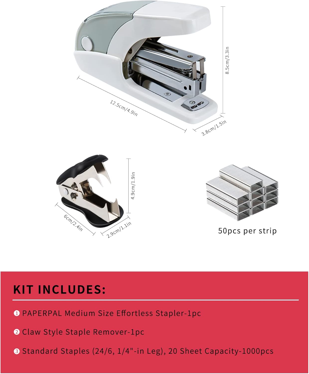 Effortless Standard Stapler Se - Stapler Half Strip บทวิจารณ์และราคา