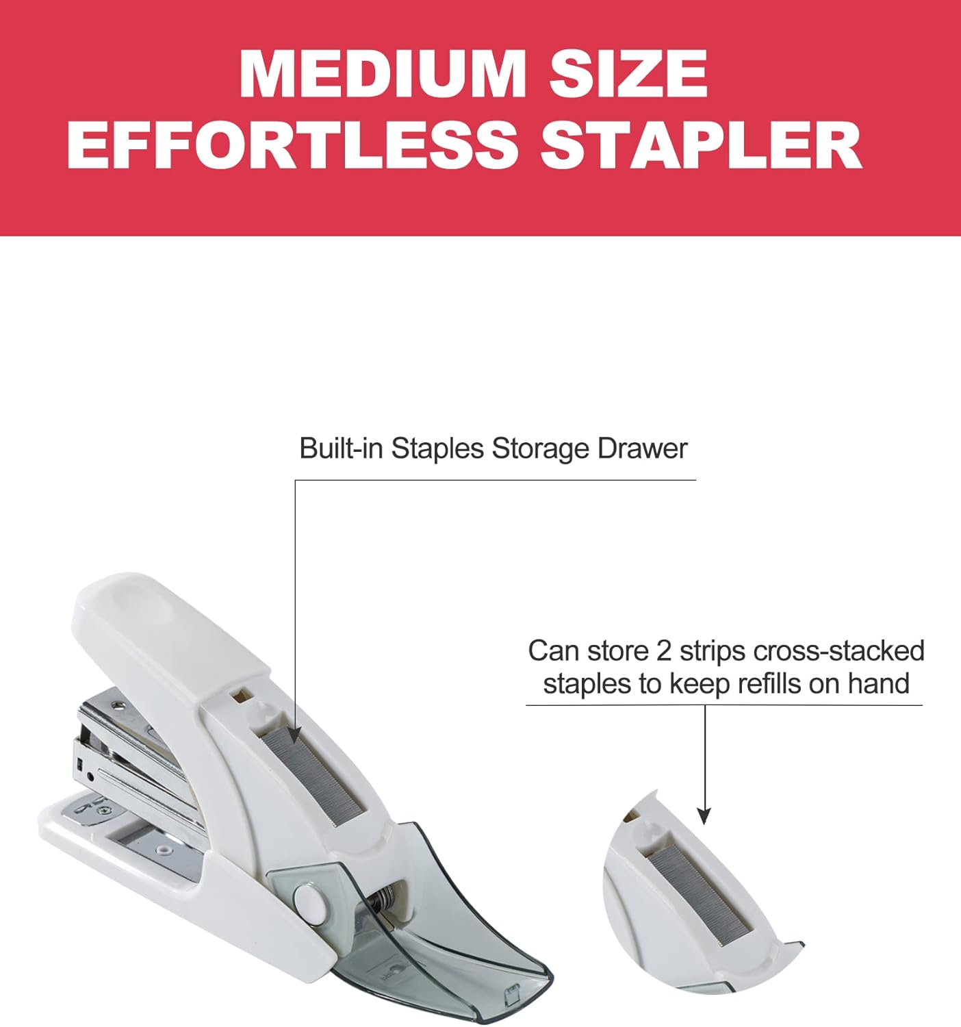 Effortless Standard Stapler Se - Stapler Half Strip บทวิจารณ์และราคา