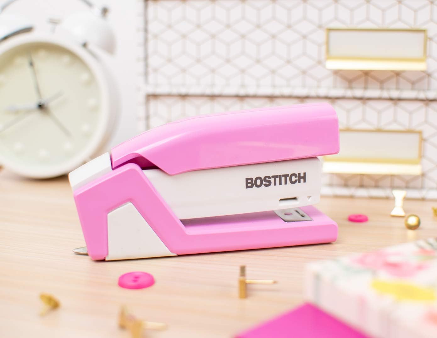 Spring-Powered Compact Stapler - Stapler Half Strip บทวิจารณ์และราคา