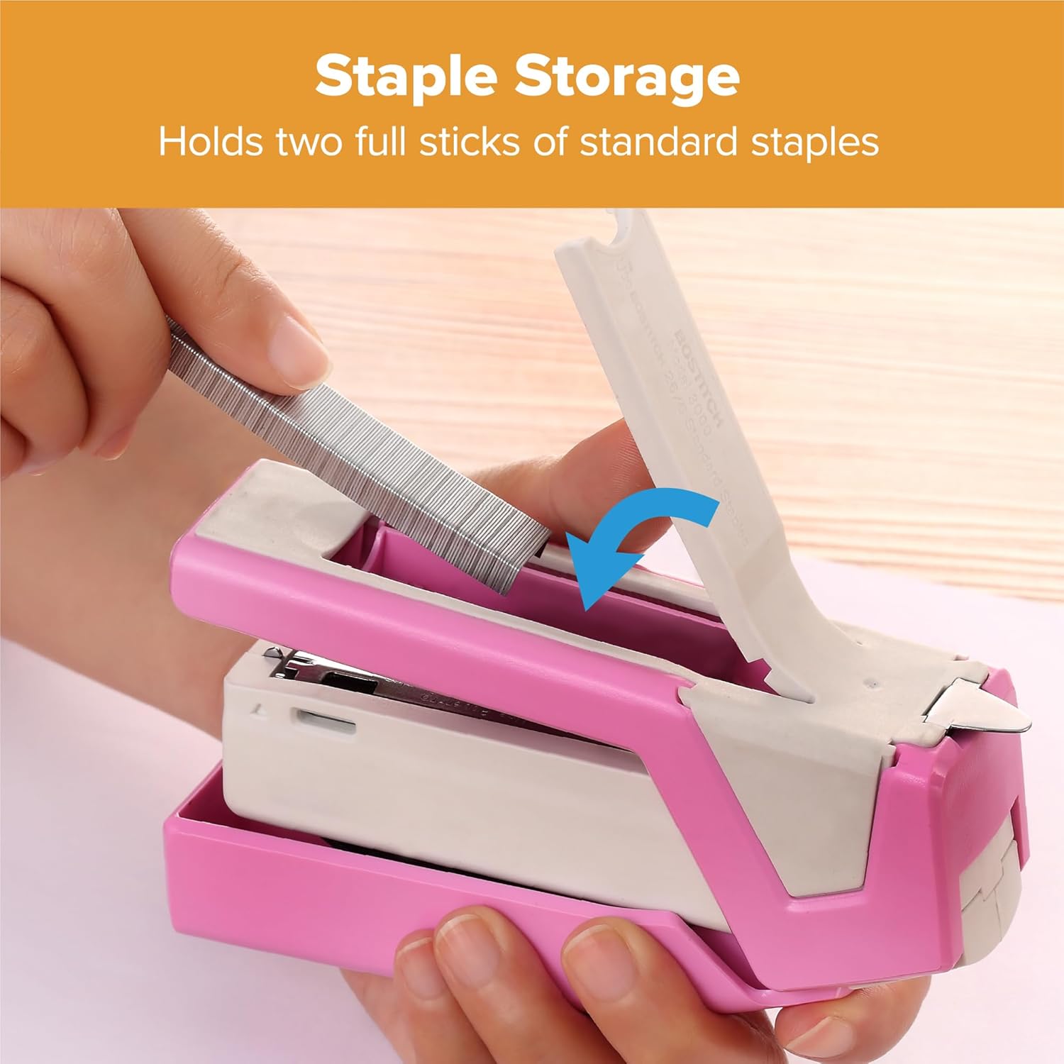 Spring-Powered Compact Stapler - Stapler Half Strip บทวิจารณ์และราคา