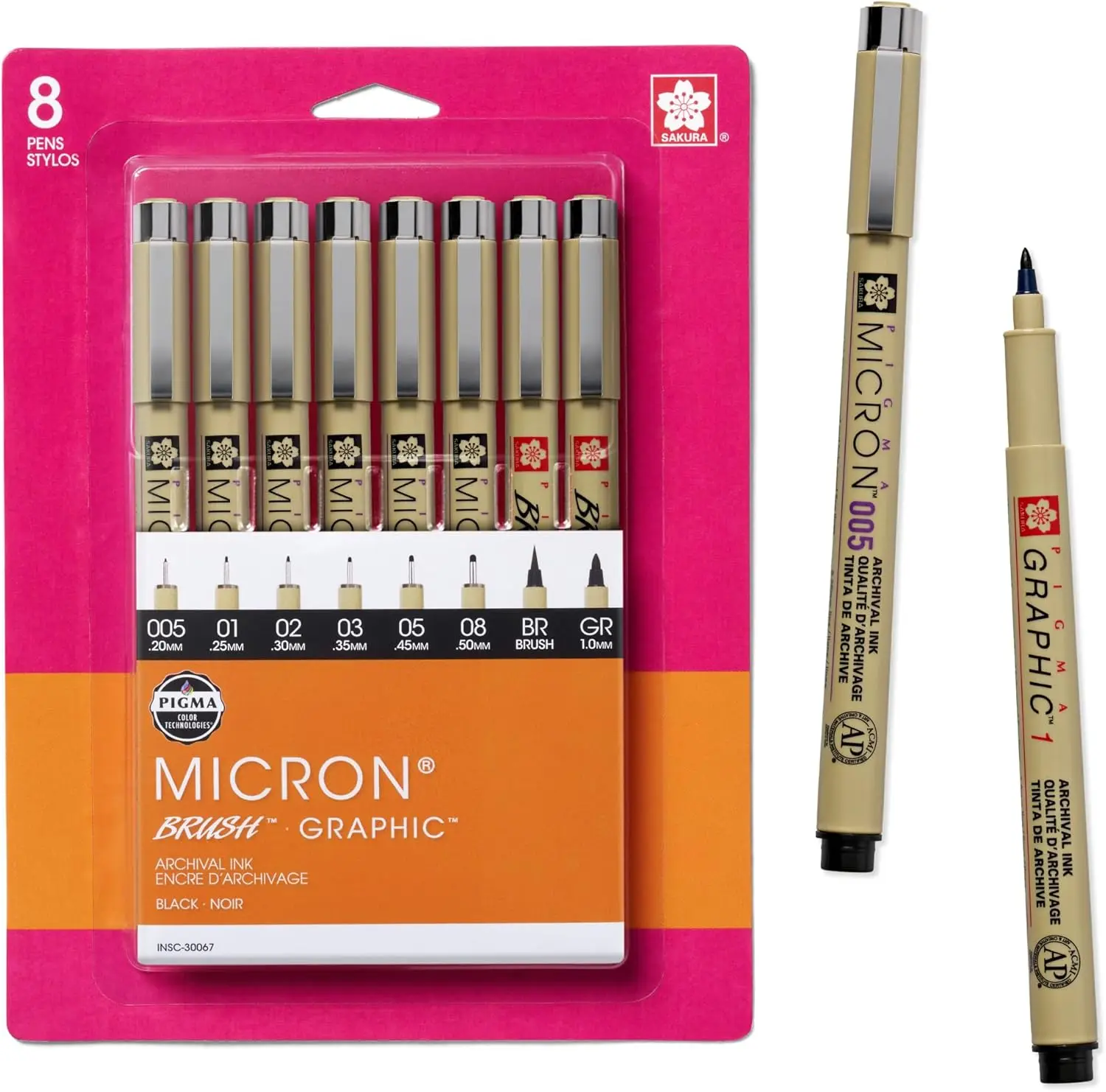 Fineliner Drawing Pens Set, 8  - Archive Box Set บทวิจารณ์และราคา