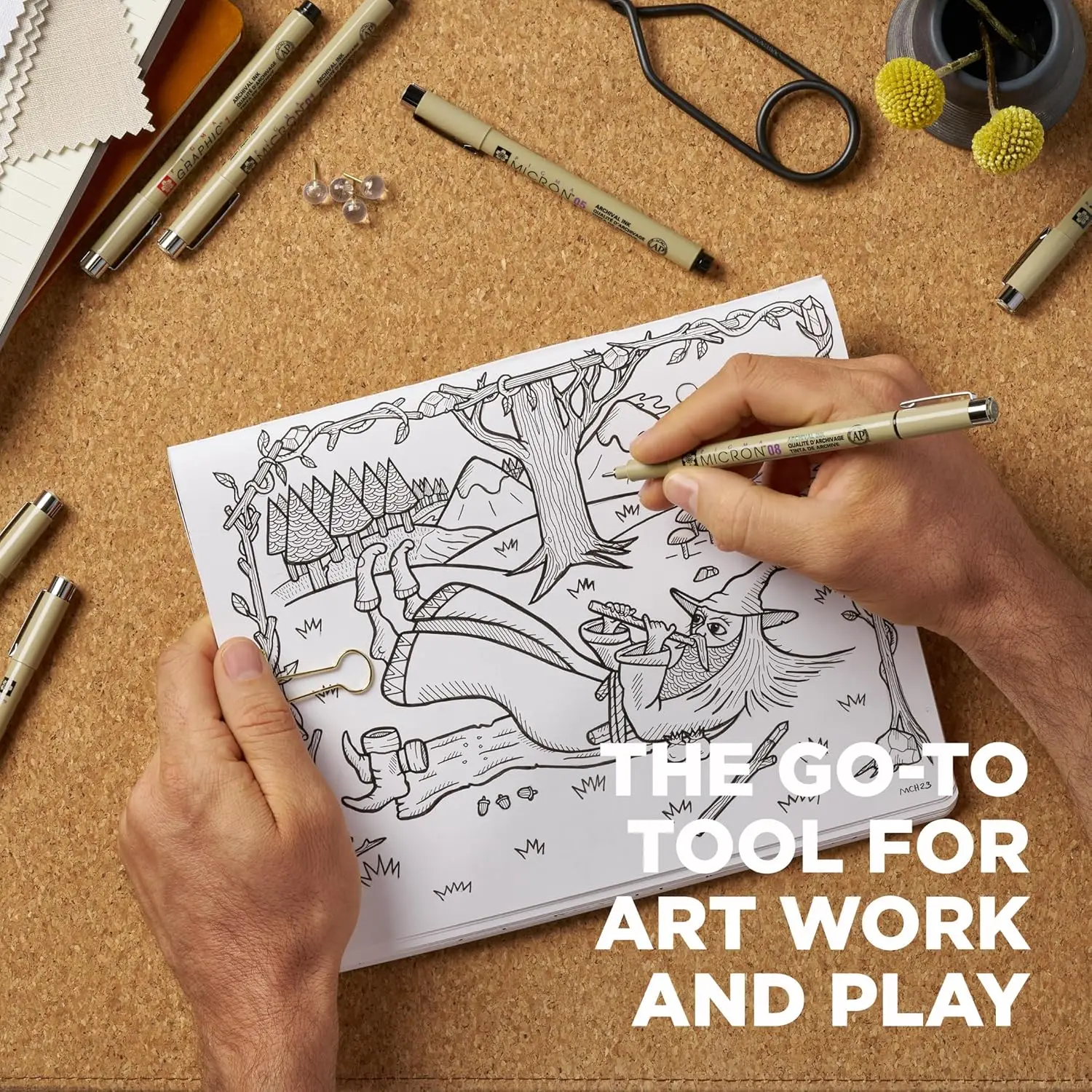 Fineliner Drawing Pens Set, 8  - Archive Box Set บทวิจารณ์และราคา
