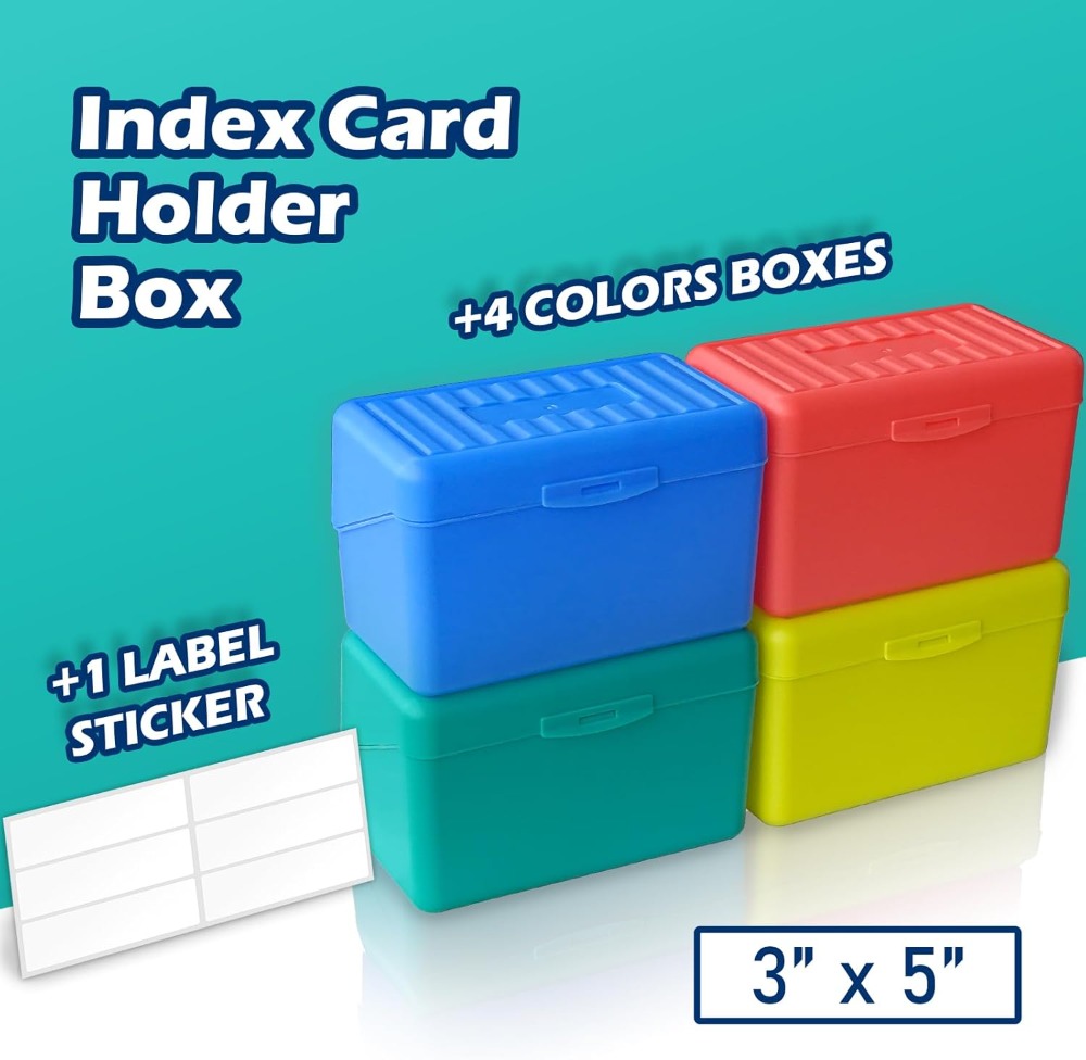Olivo Index Card Holder Box 3x - Index Card Holder บทวิจารณ์และราคา