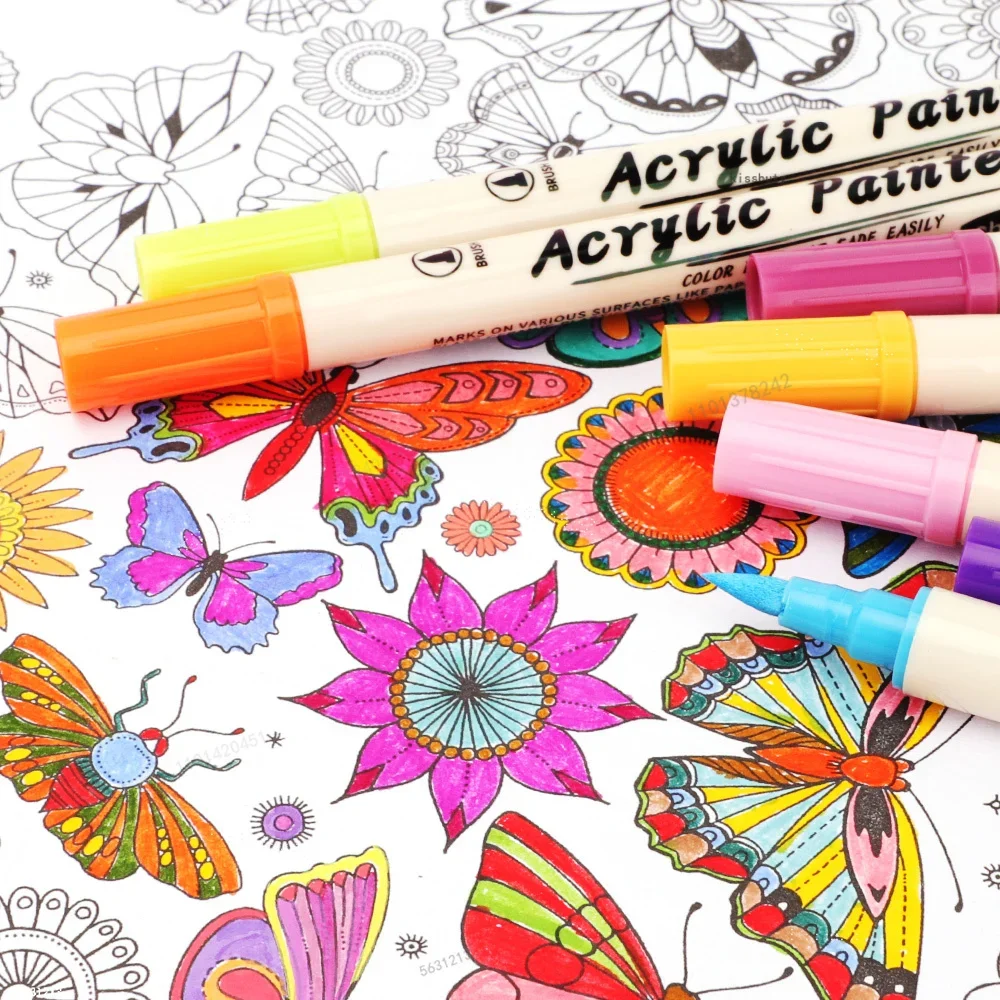 12-36 Colors Acrylic Paint Mar - Correction Pen Fine บทวิจารณ์และราคา