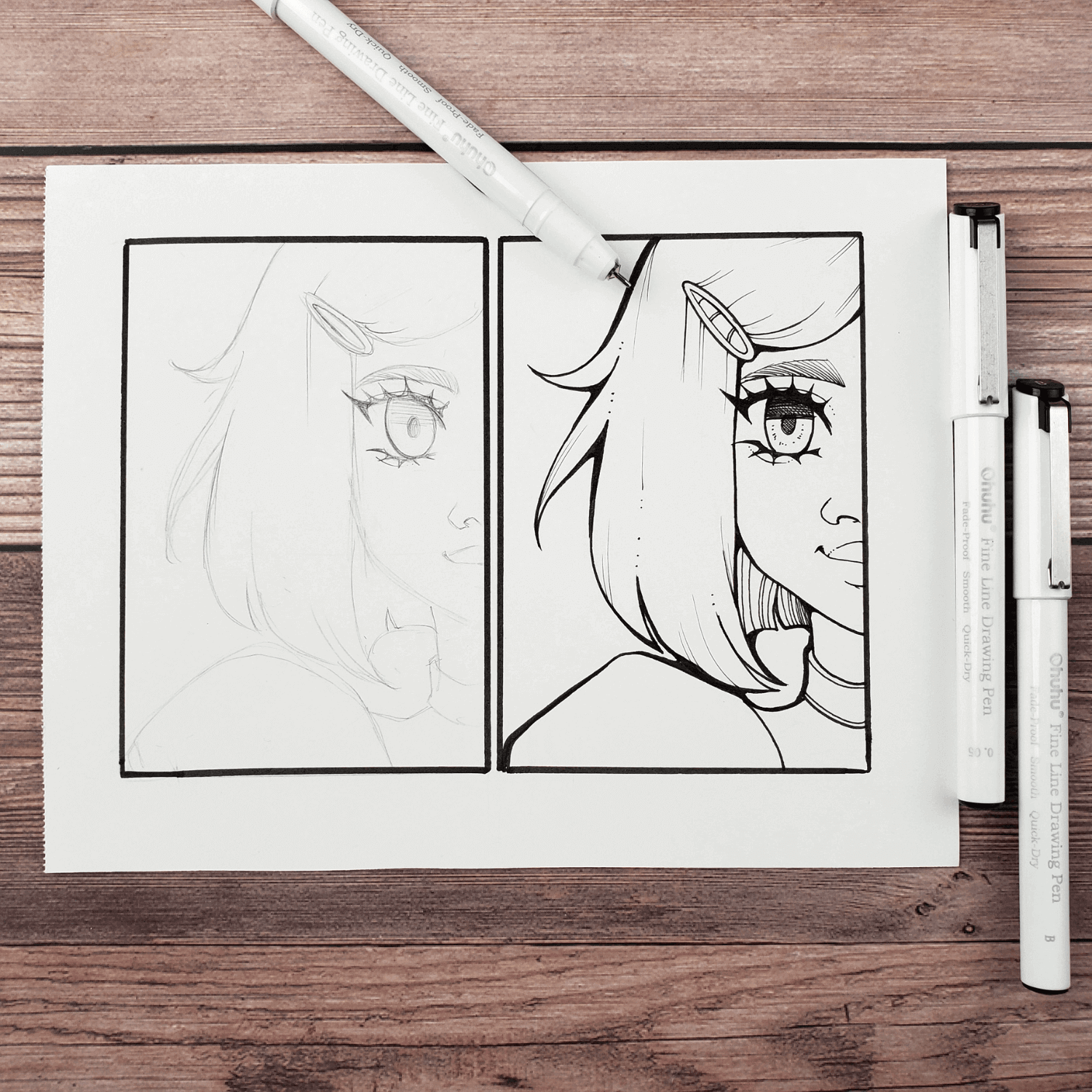 Ohuhu Micro Pen Fineliner Draw - Correction Pen Fine บทวิจารณ์และราคา