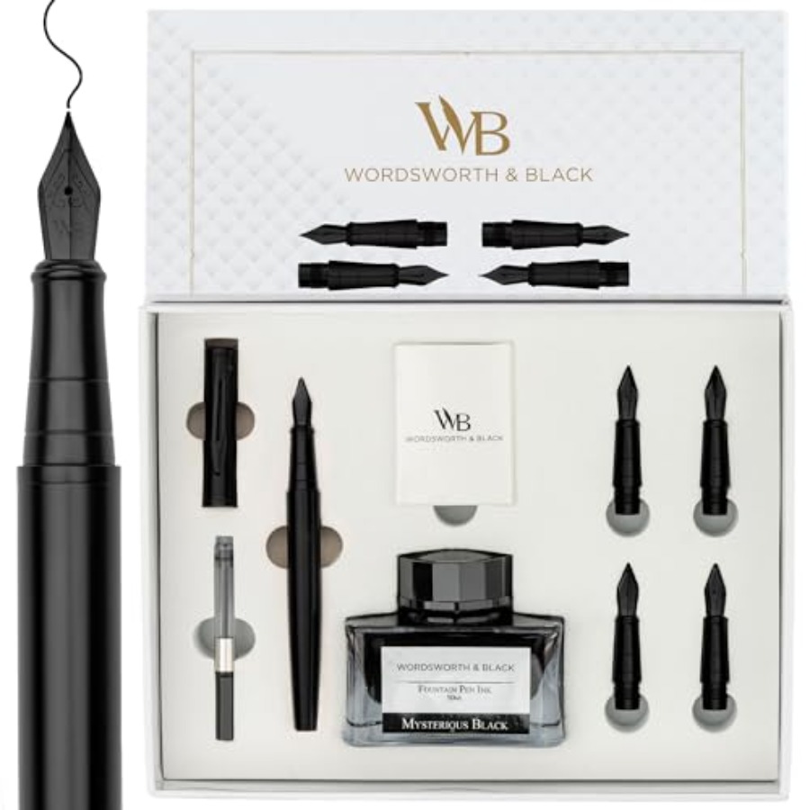 Fountain Pen Gift Set, Include - Fountain Pen Bottled Ink บทวิจารณ์และราคา