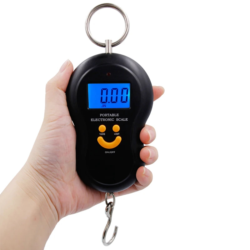 50kg 10g Digital Fishing Scale - Tape Dispenser Weighted บทวิจารณ์และราคา