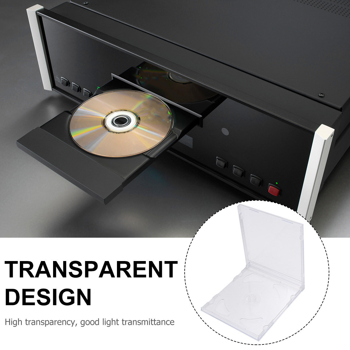 10Pcs Cd Box Dvd Case Set Port - Archive Box Set บทวิจารณ์และราคา