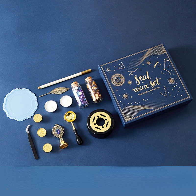 Starry Fire Lacquer Stamp Set  - Wax Seal Stamp Set บทวิจารณ์และราคา