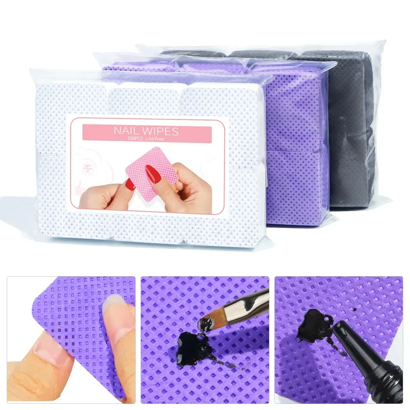 100pcs/Pack Lint-free Nail Pol - Gel Refill Pack บทวิจารณ์และราคา