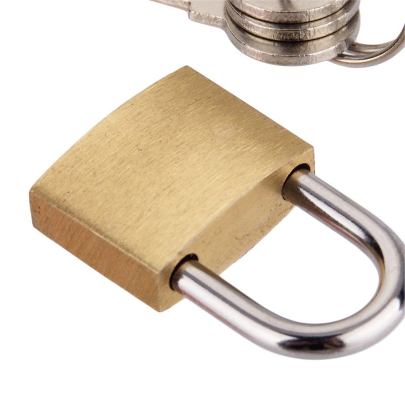 Brass Padlock with Keys, Small - Letter Opener Brass บทวิจารณ์และราคา