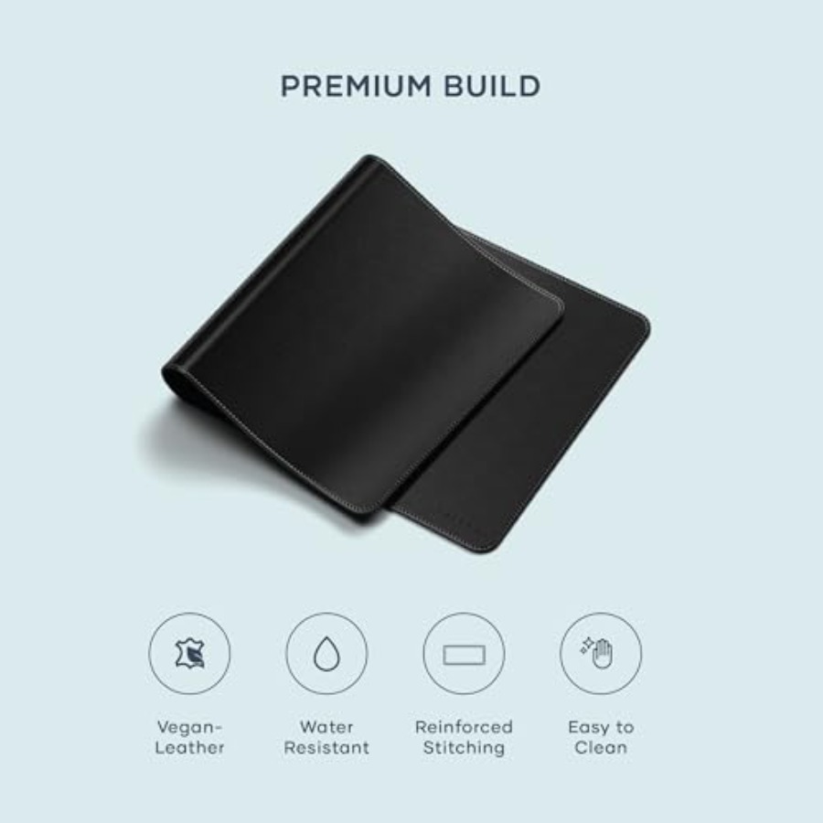 Vegan Leather Desk Mat Large M - Leather Desk Pad บทวิจารณ์และราคา