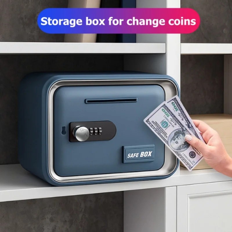 24x18x15cm Safe Box with Key L - Card Index Box บทวิจารณ์และราคา