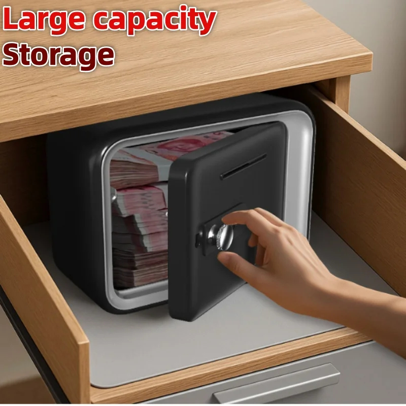 24x18x15cm Safe Box with Key L - Card Index Box บทวิจารณ์และราคา