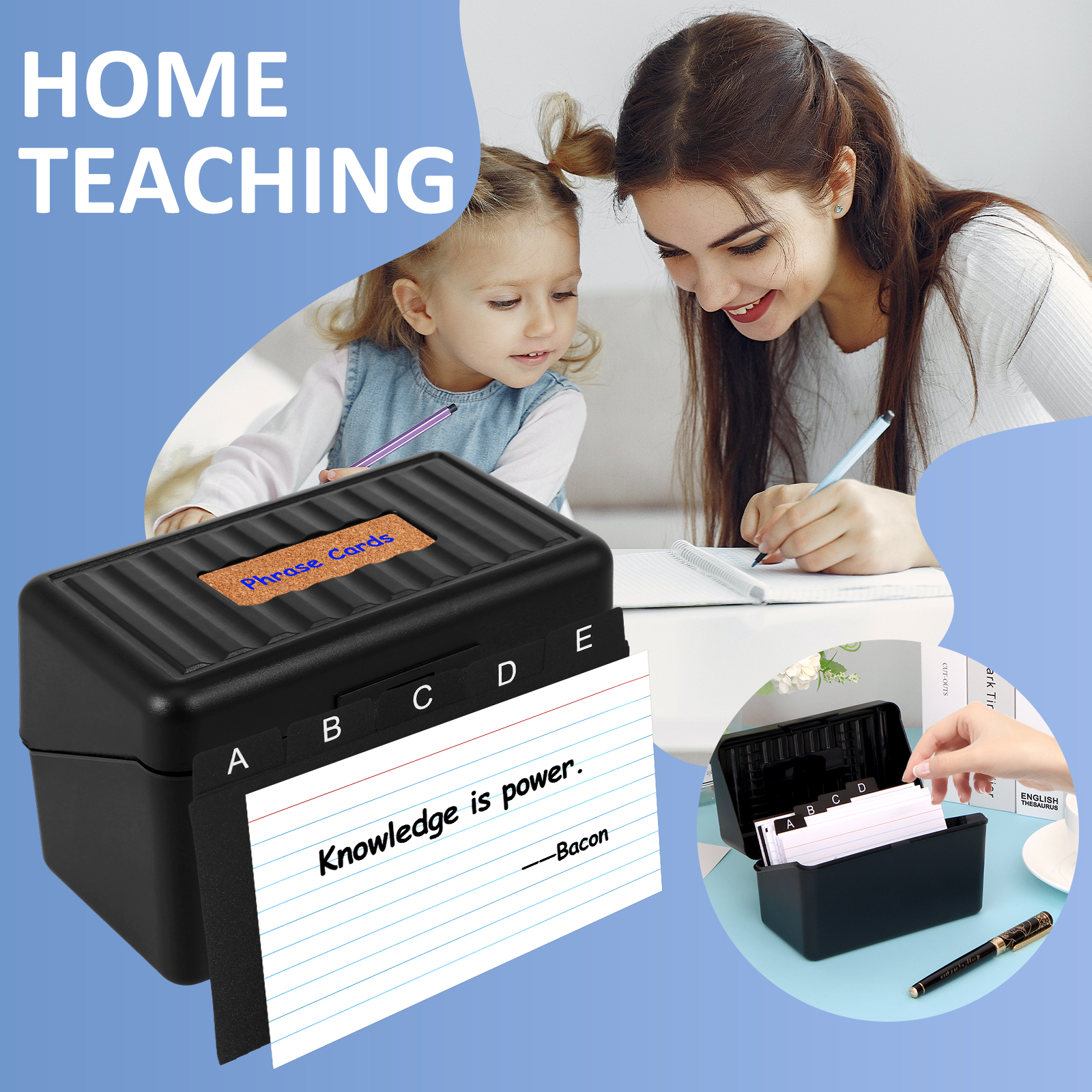 1 Set Index Card Organizer Box - Card Index Box บทวิจารณ์และราคา