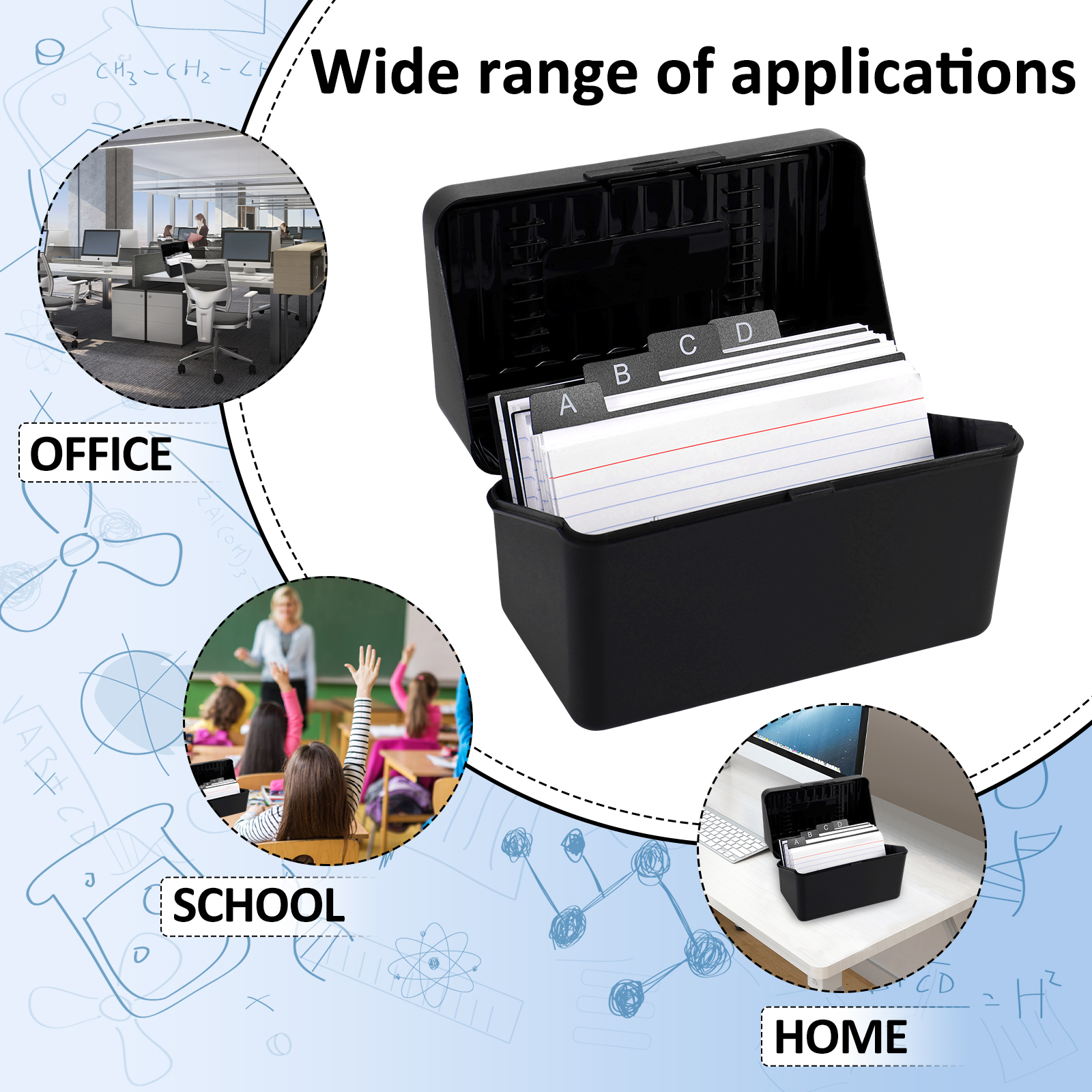 1 Set Index Card Organizer Box - Card Index Box บทวิจารณ์และราคา