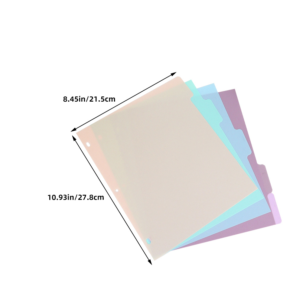 1Set Binder Dividers A4 Size F - Tab Divider A4 บทวิจารณ์และราคา